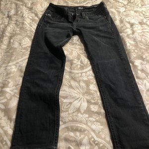 MEK Denim black jeans size 27 petitie length